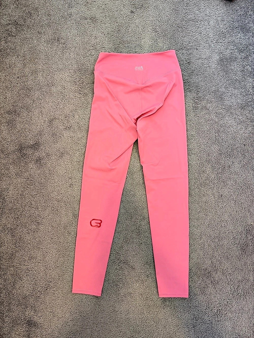 NWOT AVA x CycleBar Pink Athletic Leggings Size Small